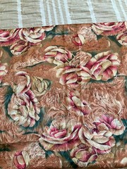 Polyester Material (silk like) – Floral Pattern – Multi-color – 4ft-4″L x 40″W