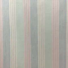 Vintage Pastel Striped Cotton Fabric 80″ x 44.5” Imperfect