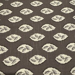 Ametex DUPONT TEFLON UP 1999 Fabric 10 Yards Upholstery Brown With Leaves