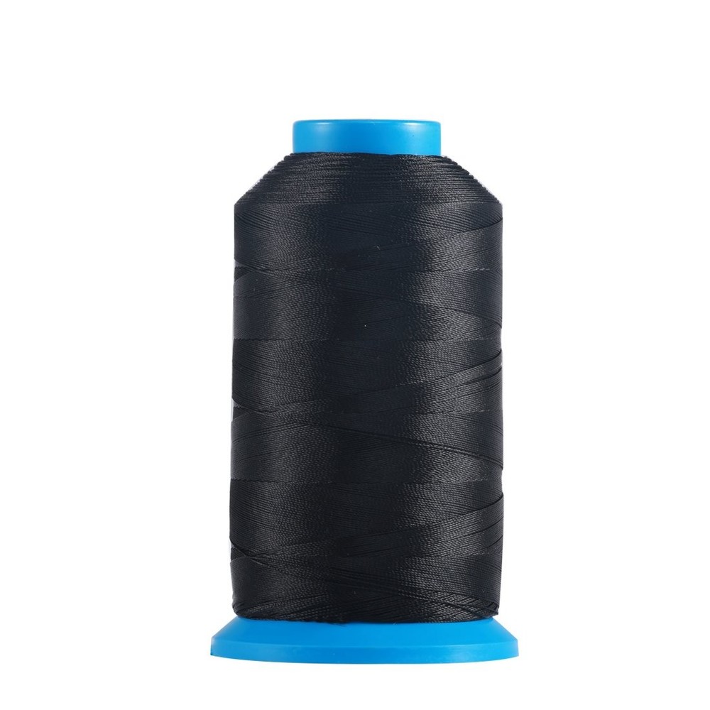 YOKER Bonded Nylon Sewing Thread 1500 Yard Size 69 T70 210D/3 #69 T70, Black