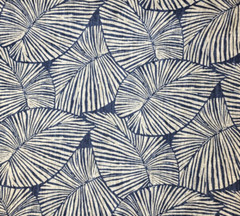Tristan in the Color Denim BTY Richloom 75% Cotton / 25% Linen 54″ Leaf Blue