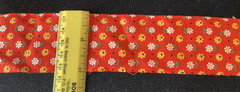 Fabric Strips Pre Cut 7/8″ To 2″ Mixed Patterns Dots Florals Lot Of 11 Lengths