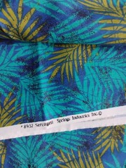 #8932 Serengeti Springs Industries Fabric Palm Leaves 31″ X 44″