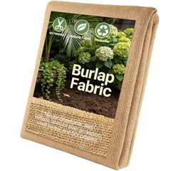 20″ x 5 ft Burlap Fabric Roll, Multipurpose Natural Jute Burlap for DIY Craft…