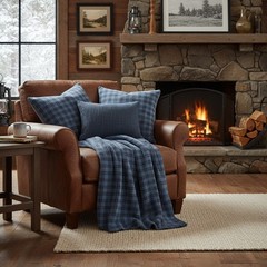 Bedford Check Tartan Fabric Poly Viscose Wool Free – Multiple Sizes Available