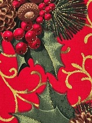 Quilting Fabric Lot – Christmas Holiday Winter Floral, 10 Fat Quarters + 1 FREE!