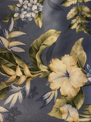 Outdoor Upholstery Fabric 4.3 Yards Solarium Richloom Floral Tropical