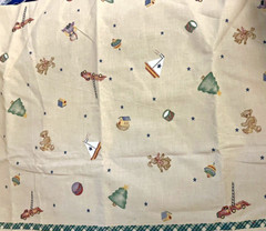 VTG Daisy Kingdom Past & Present Christmas Border Tot # 26022 TOYS 44″x44″