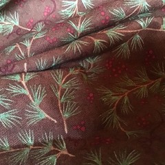 Fabric Moda Once Upon A Time Material 36 X 42 by Holly Taylor Brown Red Berries