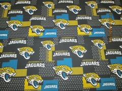 JACKSOVILLE “JAGS ” NFL FABRIC 100% COTTON BRAND NEW DESIGN 1/2 YARD PIECE