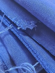 Royal Blue Twill Sewing Fabric 56″w X 3yds Clothing Drapery Quilt Rayon Vintage