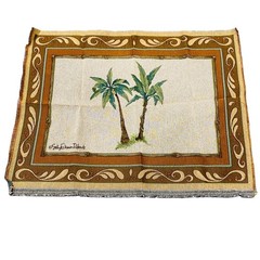 Palm Breeze Palm Trees Crafters Unfinished Tapestry Wall Hanging Fabric Piece