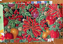 26 Christmas Holiday Cotton Fabric Strips Quilting Scraps Remnants Crafts