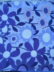 Lot of purple Fabric, floral, 5oz