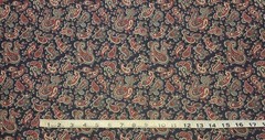 VTG 1980’s JOAN KESSLER for Concord Paisley Print X-tra Wide 60″ x 78″ Long