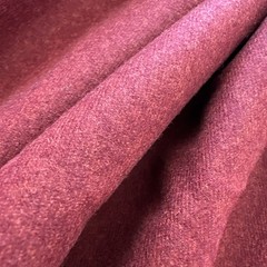 PENDLETON Virgin Wool 6+Yd Remnant 60″ Wide Burgundy Sponged Medium Weight Label