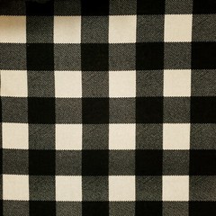 Black Ivory Buffalo Check Sweater Knit Fabric 58″ BTY Soft Brushed Plaid DIY