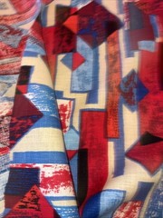 Vintage 50s House N Home Draperies MCM Barkcloth Fabric 66” X 48″