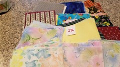 LARGE LOT OF COTTON CHARM SQUARES 5″ ASSORTED COLORS & DESIGNS LOT#276