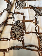 Jungle Animal Border Print Fabric Printmaker International Giraffe Leopard