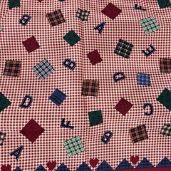 Cranston Print Works VIP Teacher Cotton Fabric ABCs Classroom 1 yd 23″ x 44″