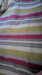 Braemore Stripe Fabric 3.25 yard lot indoor outdoor garden raspberry