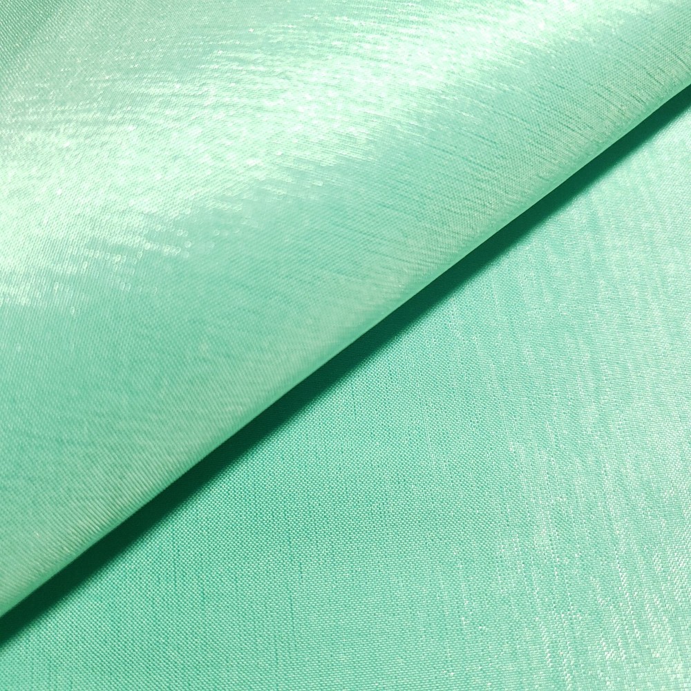 Aqua Blue Mint Stretch Taffeta Fabric 56″ By The Yard Polyester Nylon Dress Taff