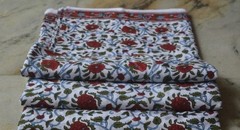 20 Yard Hand Block Flannel Fabric 60 Inch Wide Warm Winter Sewing Material FC-43