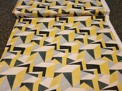 Geometrix BTY P&B Textiles Beige Gray Teal Citrine Blocks