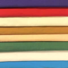 Broadcloth Fabric Cotton/Polyester 45%/55% Blend 59″ Many Solid Colors Per Yard