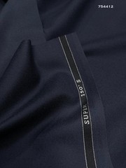 NAVY Blue Suiting Fabric Super 150s Wool SCABAL Luxury Dishdasha made in UK 3.5m