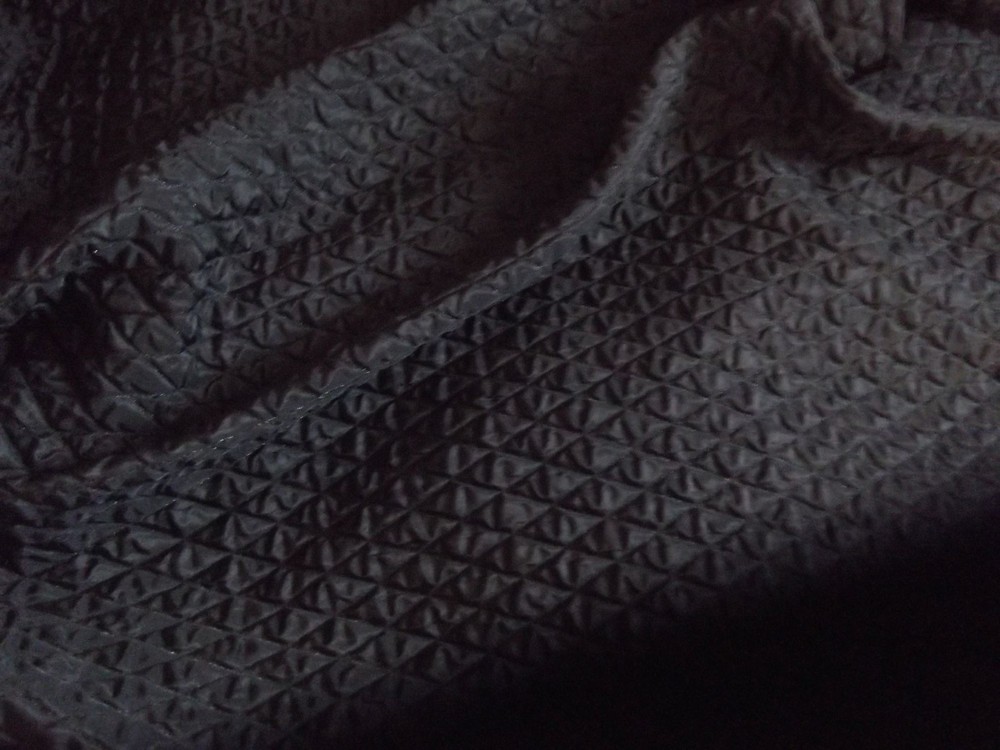 BLACK FRENCH QUILTED SUITING FABRIC, 120cm wide NEW, EVENING, BRIDAL, AUSTRALIA