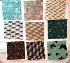 56 Pieces Cotton Fabric Charm 5″x5″ Cuts Multicolor Quilting Crafting Sewing
