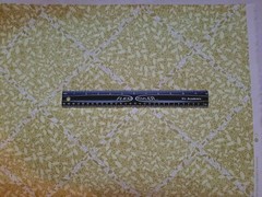 Silent Cinema Westminster Fibers Cotton Twill Fabric in Lime Green and White 2.6