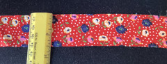 Fabric Strips Pre Cut 7/8″ To 2″ Mixed Patterns Dots Florals Lot Of 11 Lengths