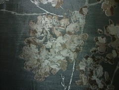 Romo Sakuya Gunmetal Silk Wool Blend Jacquard Curtain Fabric PM