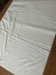 Fabric. Blue and White Stripped Shirting. Light Weight Cotton 3 Yards Total