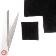 Self Adhesive Felt Fabric Soft Velvet Drawer Liner Wallpaper Jewelry Box Black