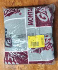 University of Montana Grizzlies Fleece Fabric – 2 Yard Cut – NEW