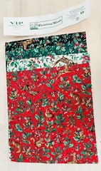 ****VIP Christmas Woods 100% Cotton 4 Pieces Fabric Animal Themed