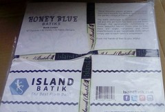 Island Batik HONEY BLUE Batiks Cotton Pack 42 10″ squares 20 Fabrics NIP