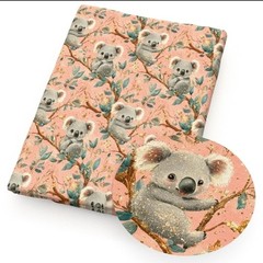 Koala Bear Australia FAUX LEATHER SHEET 8″ X 12″ 1259975 SMOOTH TEXTURE