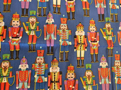 Brother Sister Design Studio Nutcracker Christmas Fabric 30″ X 43 In