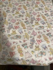 Vintage Daisy Kingdom Patty’s Paper Dolls Allover white 2 yards