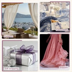 Light Pink Sheer Organza Fabric for Wedding Arch Draping, 3 Yards x 30 Inches