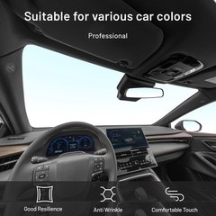 Hiksuky Auto Headliner Fabric96“ L × 60” W Ultra-Fine Velvet wi