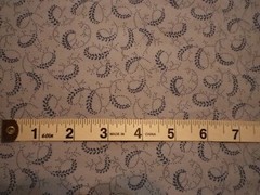 New Fabric – 42″ Wide – Blue Wheat – 1.83 yards ( 66 inches) unbranded