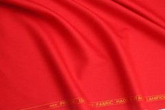 Cerruti Prestige 130’s Red superfine Wool Suiting Fabric 3.5meters Made in Italy