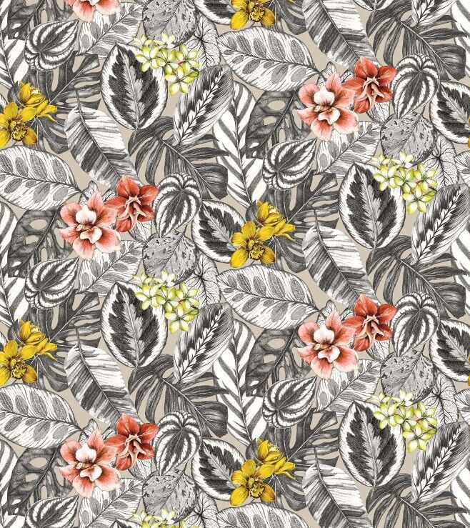 OSBORNE & LITTLE CURTAIN FABRIC DESIGN Zebrina 5.2 METRES OUTDOOR FABRIC MULTI