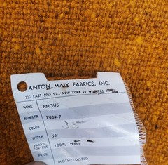 Vintage Anton Maix Inc. Angus 100% Wool Fabric 52″ (7U09-7) Germany